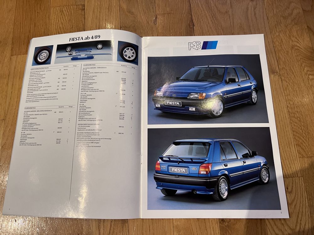 Katalog reklamowy Ford Rs Sport-Zubehör