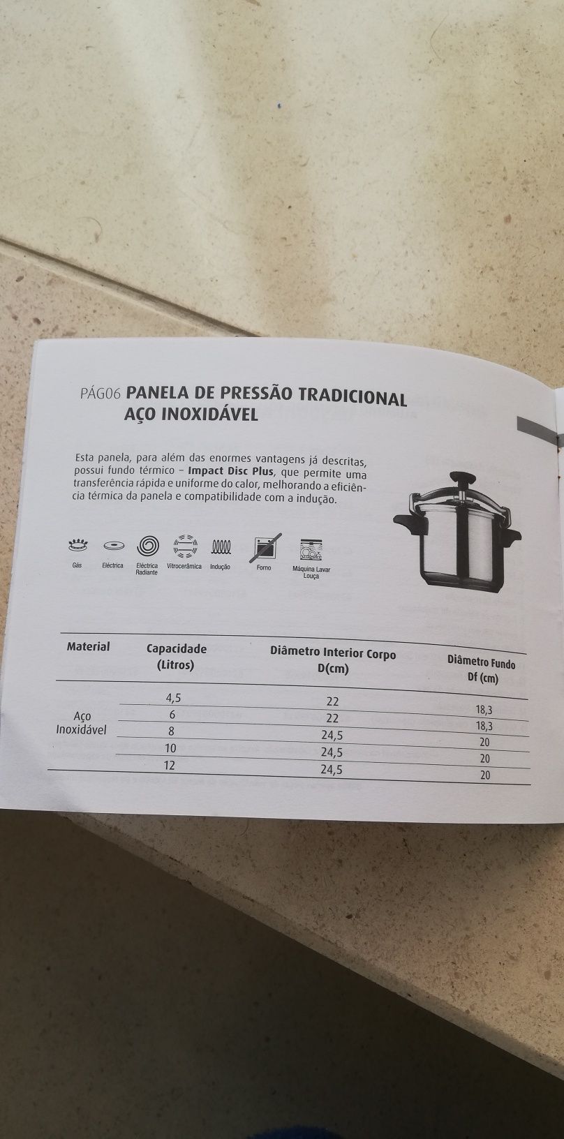 Panela pressão Silampos NOVA