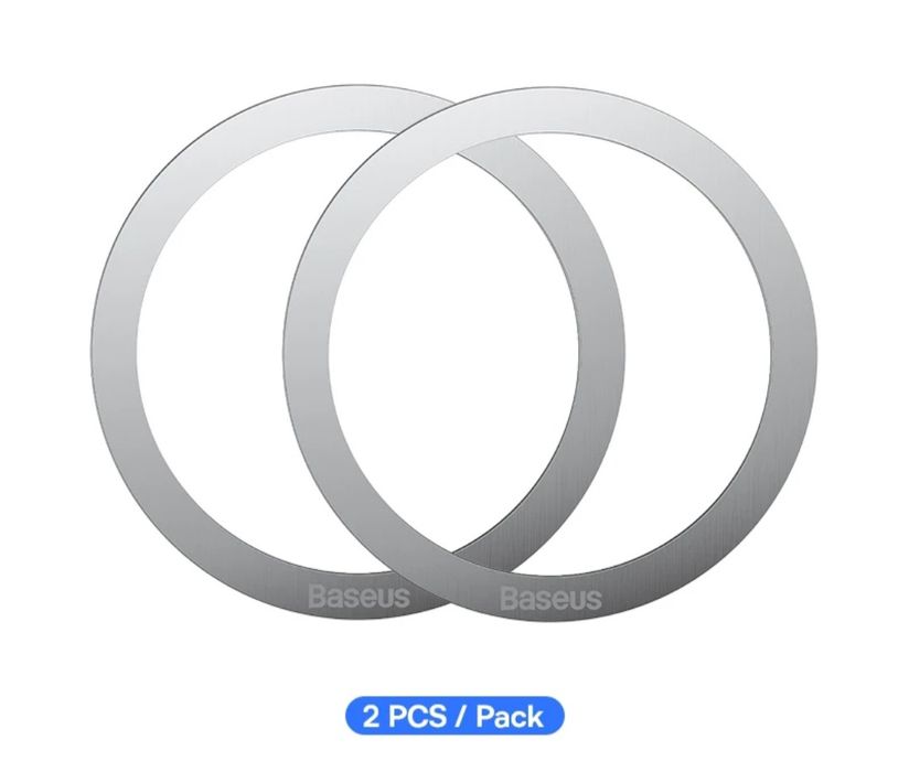 Baseus - 2 Adesivos Magnéticos P/ Carregamento Indução / MagSafe