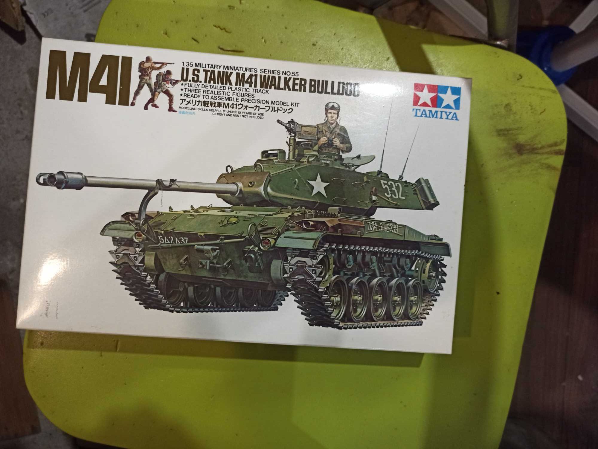 Модель збірна танка м41