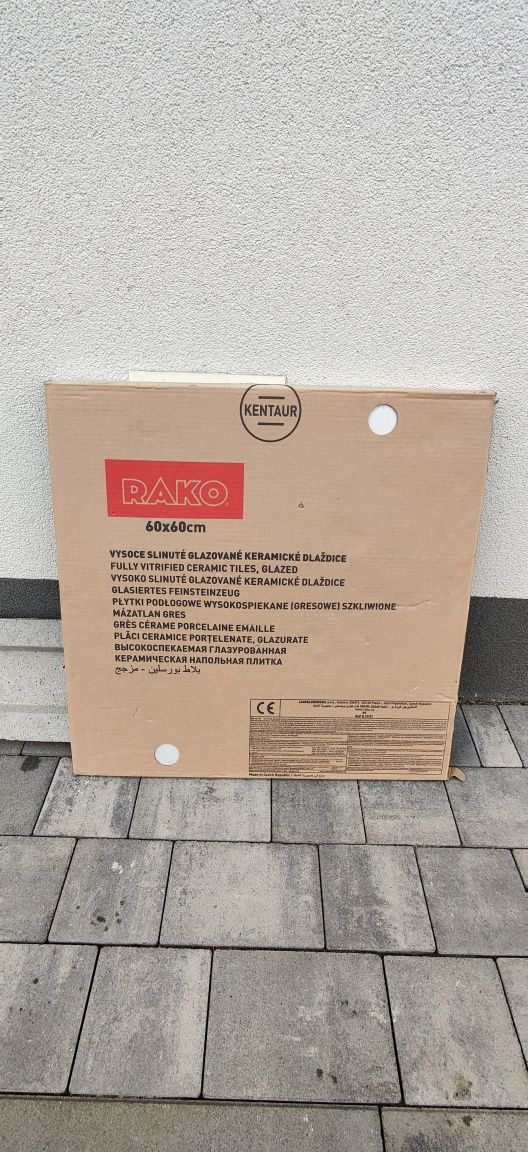 Płytki Rako Cemento 60x60 - jasnoszara DAK63660