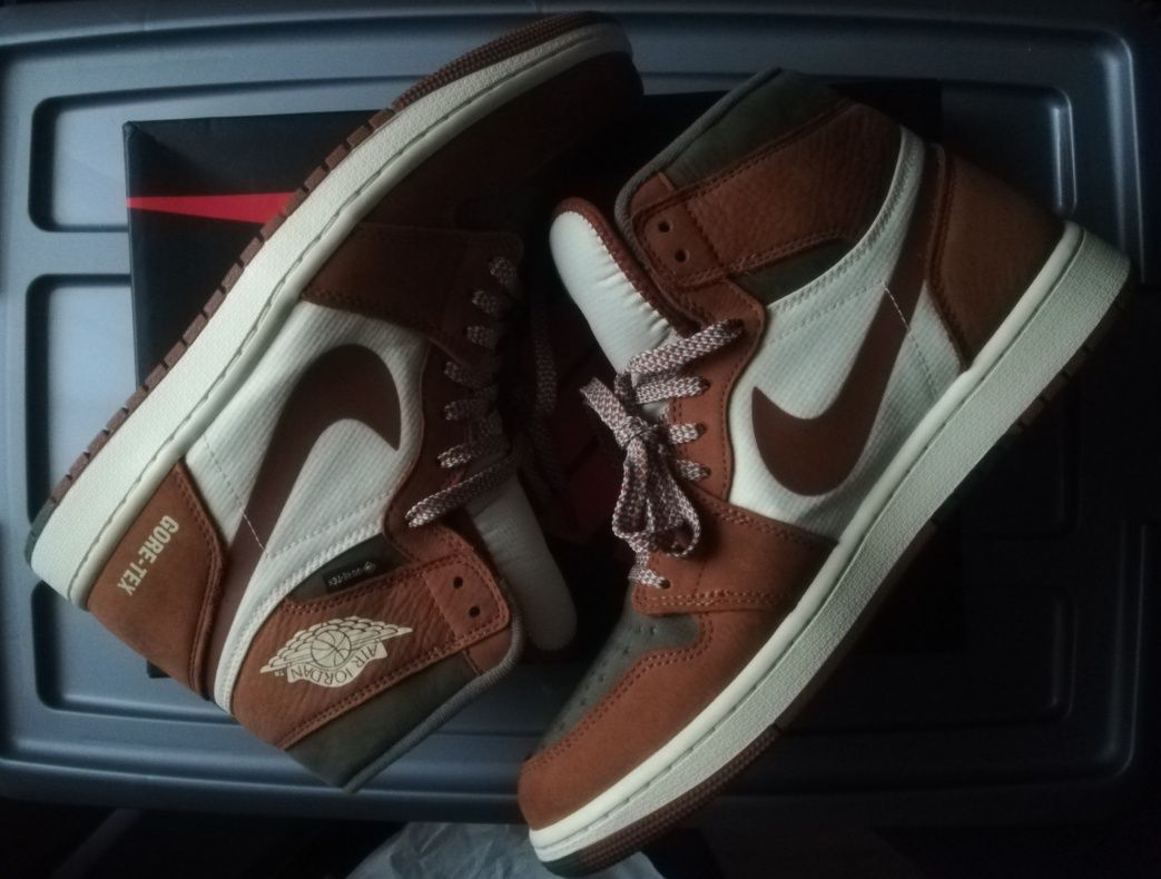 Jordan 1 retro high element gore tex buty sneakersy nowe