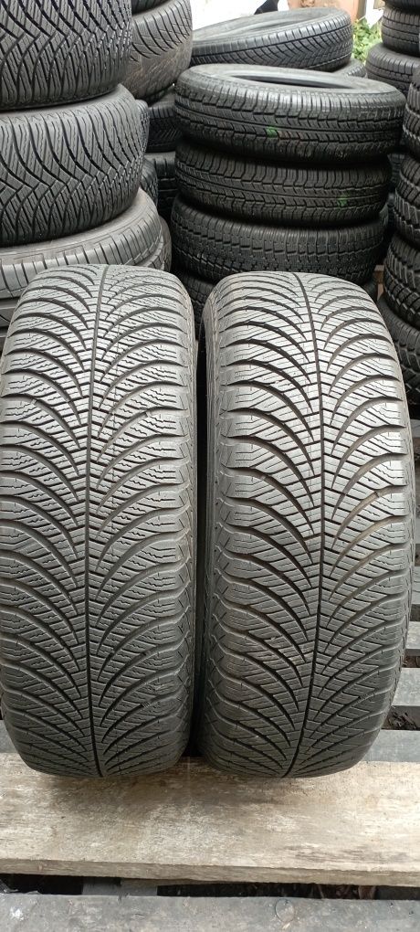 Dunlop 195 65 r15 4шт 2шт шини літо всесезон б'у резина з Європи