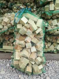 Drewno opałowe  sosnowe suche rozpałkowe brykiet liściasty