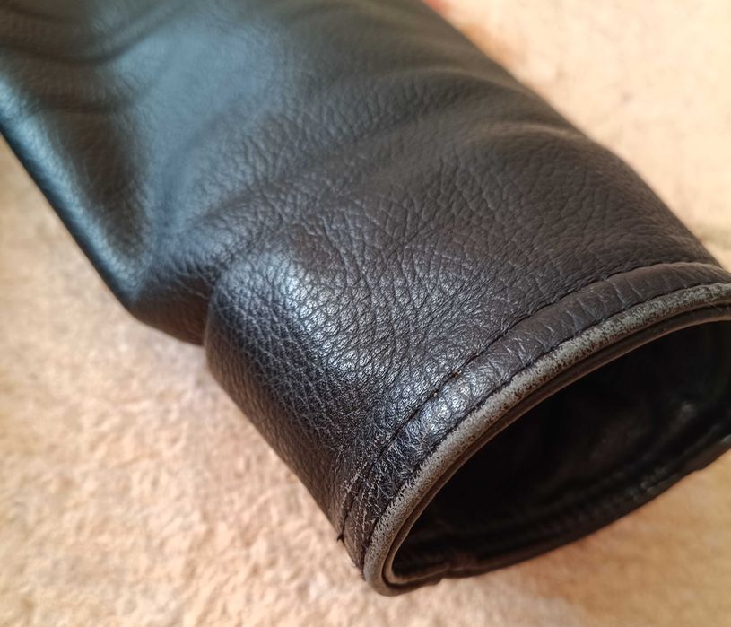 Kurtka zimowa skórzana, męska [XL]