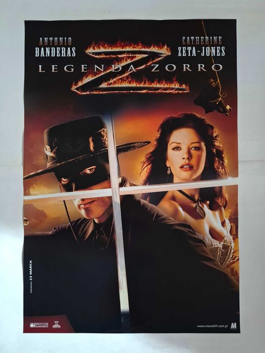 Plakat filmowy oryginalny - Legenda Zorro