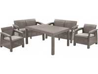 Набір садових меблів  Keter Corfu Fiesta Set 227586 капучіно/пісочний.