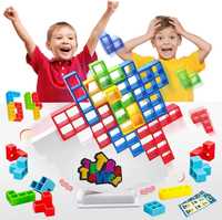 Tetris Tower gra zręcznościowa dla dzieci klocki puzzle wieża 3d