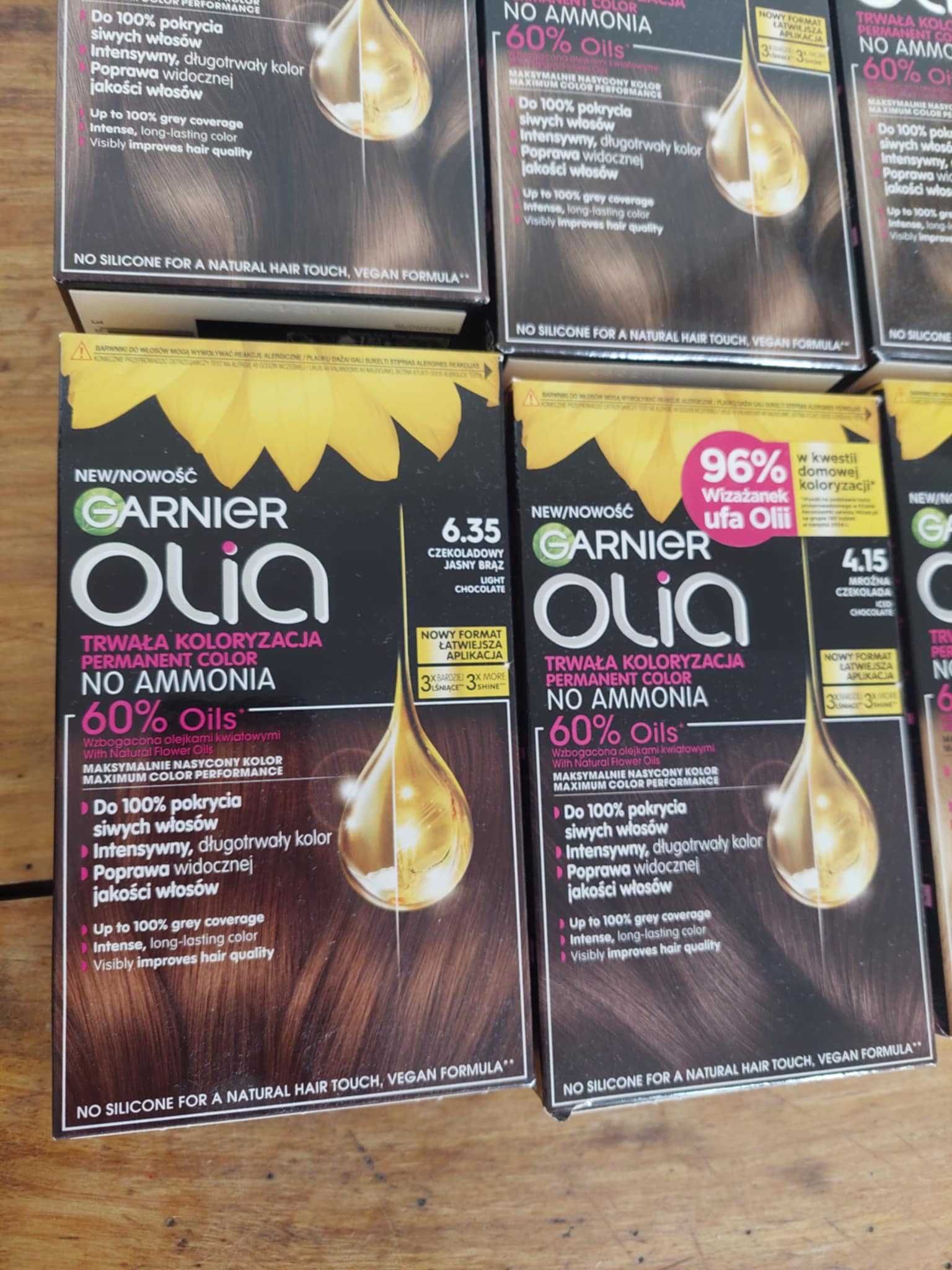 Garnier Olia – zestaw 6 farb do włosów, różne odcienie