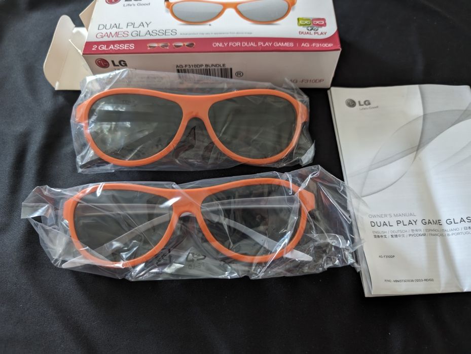 Óculos 3D/Dual Gaming LG