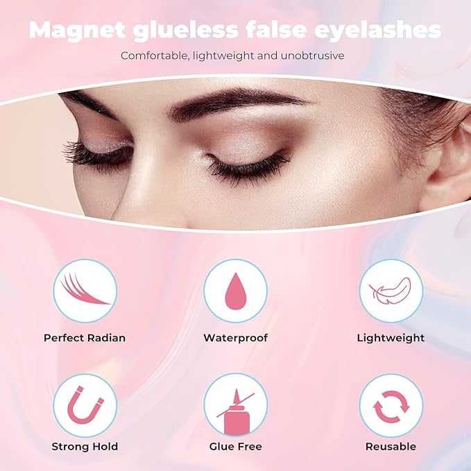 Magnetyczny eyeliner i rzęsy Rzęsy magnetyczne