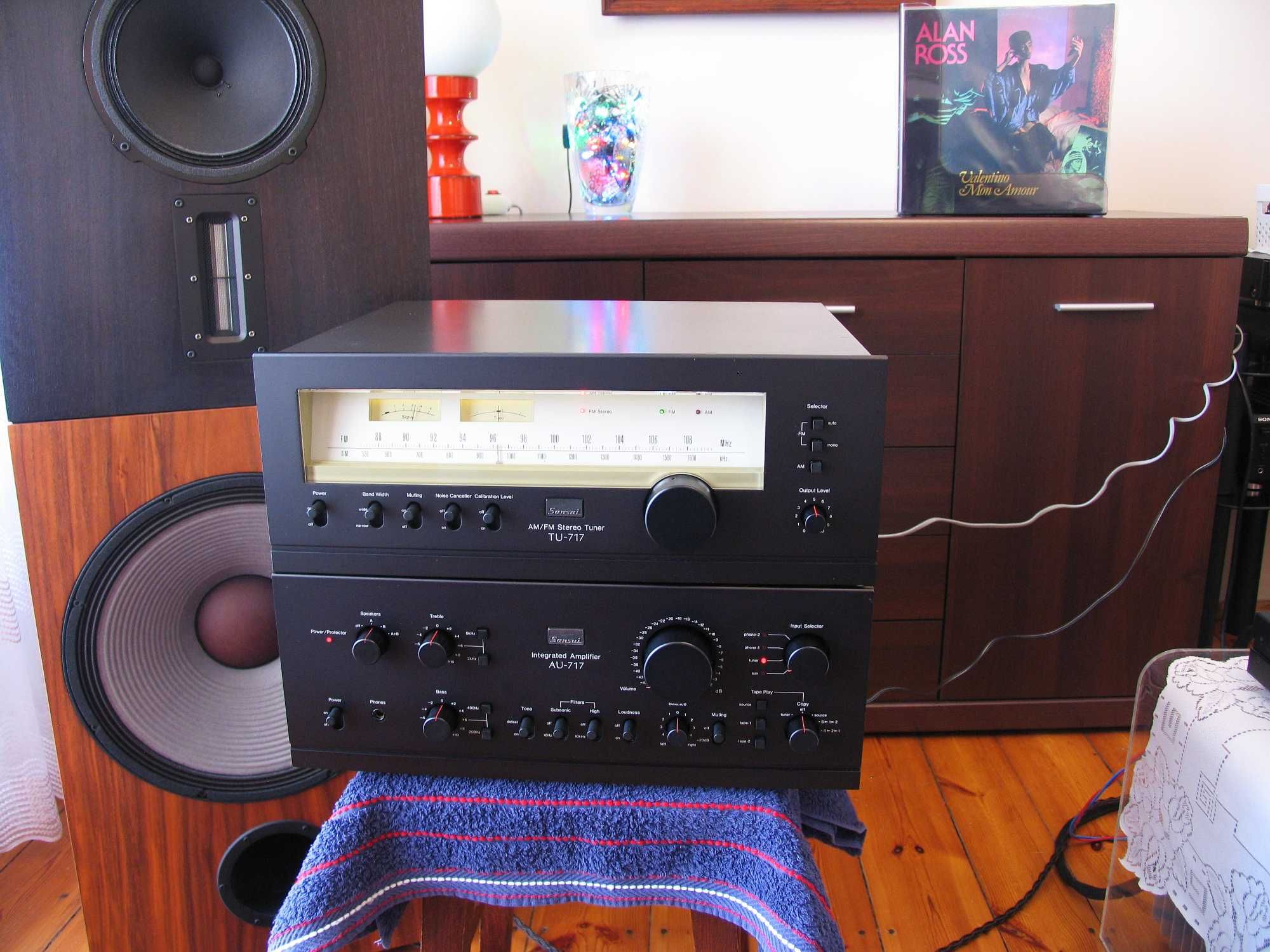 Sansui AU-717 + TU-717 / Zestaw + Przegląd + Recap TOP  '' Vintage ''