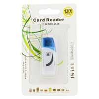 Картридер всё в одном USB Cardreader microSD Memory Stick TF итд !