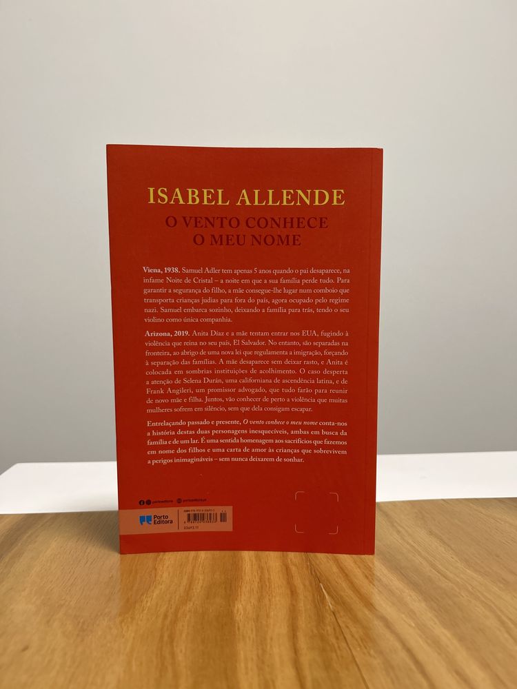 O vento conhece o meu nome, Isabel Allende