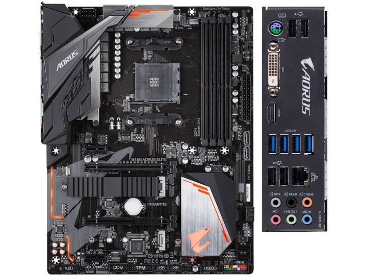 Материнська плата Gigabyte B450 AORUS ELITE V2 (sAM4, AMD B450)