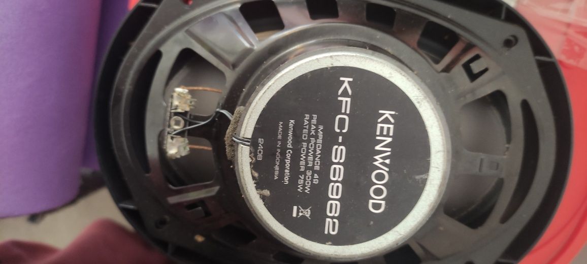 Colunas auto kenwood