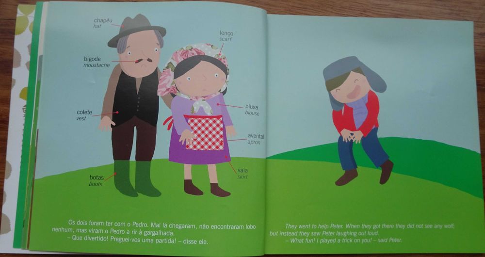 Aprender Inglês Com Pedro e O Lobo
