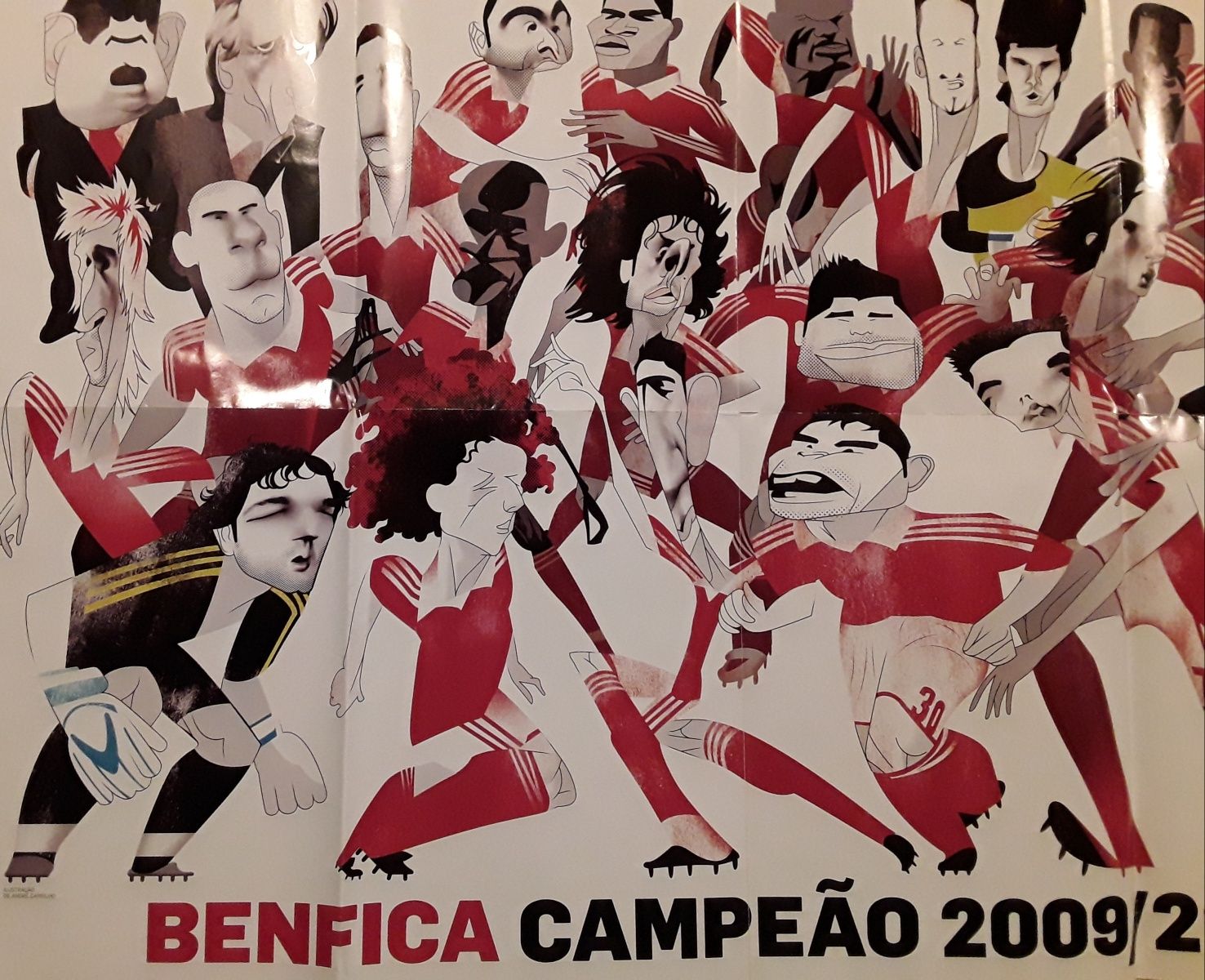 Poster S L Benfica Campeão Nacional 2009/2010