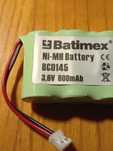 Akumulator NiMh 3,6V/600mAh