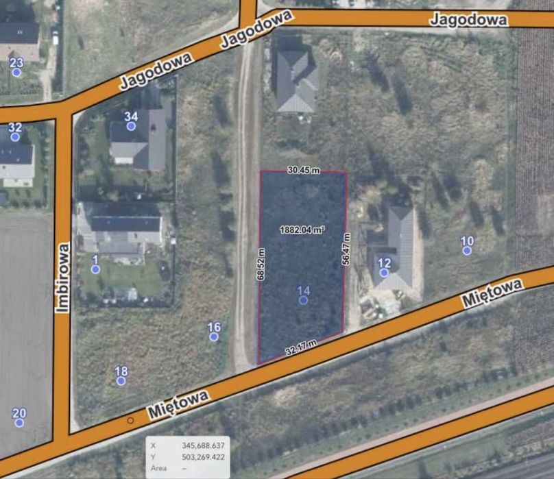 Działka z MPZP Palędzie/Dąbrówka blisko lasu