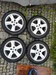 Koła 205/55/16 z oponami letnimi 6-7 mm bieznika, 4x108