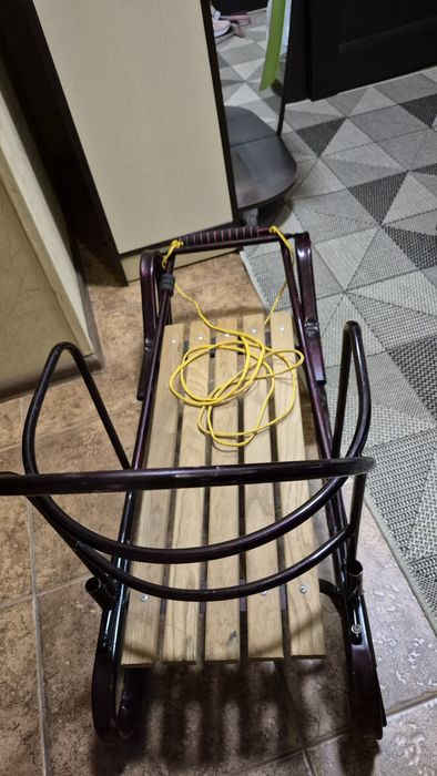 Санки зі спинкою дитячі