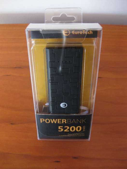 PowerBank Eurotech 5200mAh - NOVO C/ Garantia