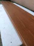 Parapet PCV wewnętrzny złoty dąb 155x28 cm - 3 sztuki