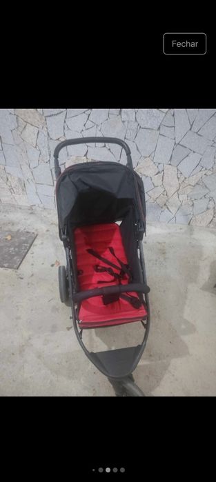 Carrinho 3 em 1 hauck rapid 3 plus trio set