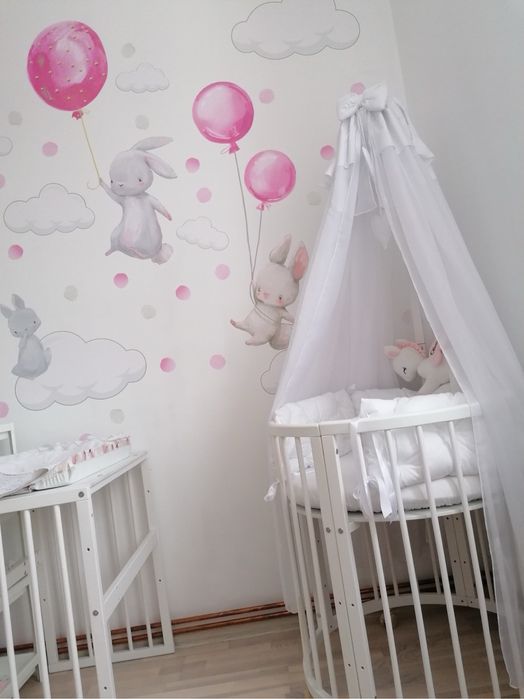 Lóżeczko okrągłe 8w1