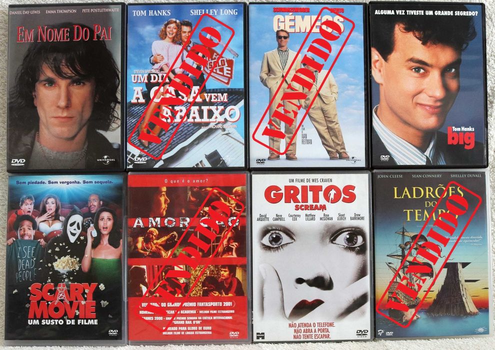 Lote 40 filmes em DVD [individual ou em lote]