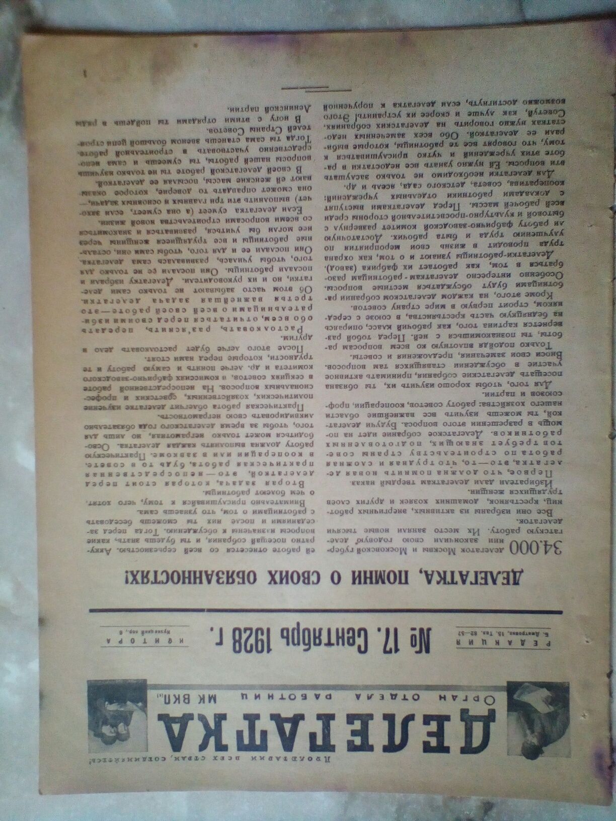 1928,Делегатка,журнал,состояние