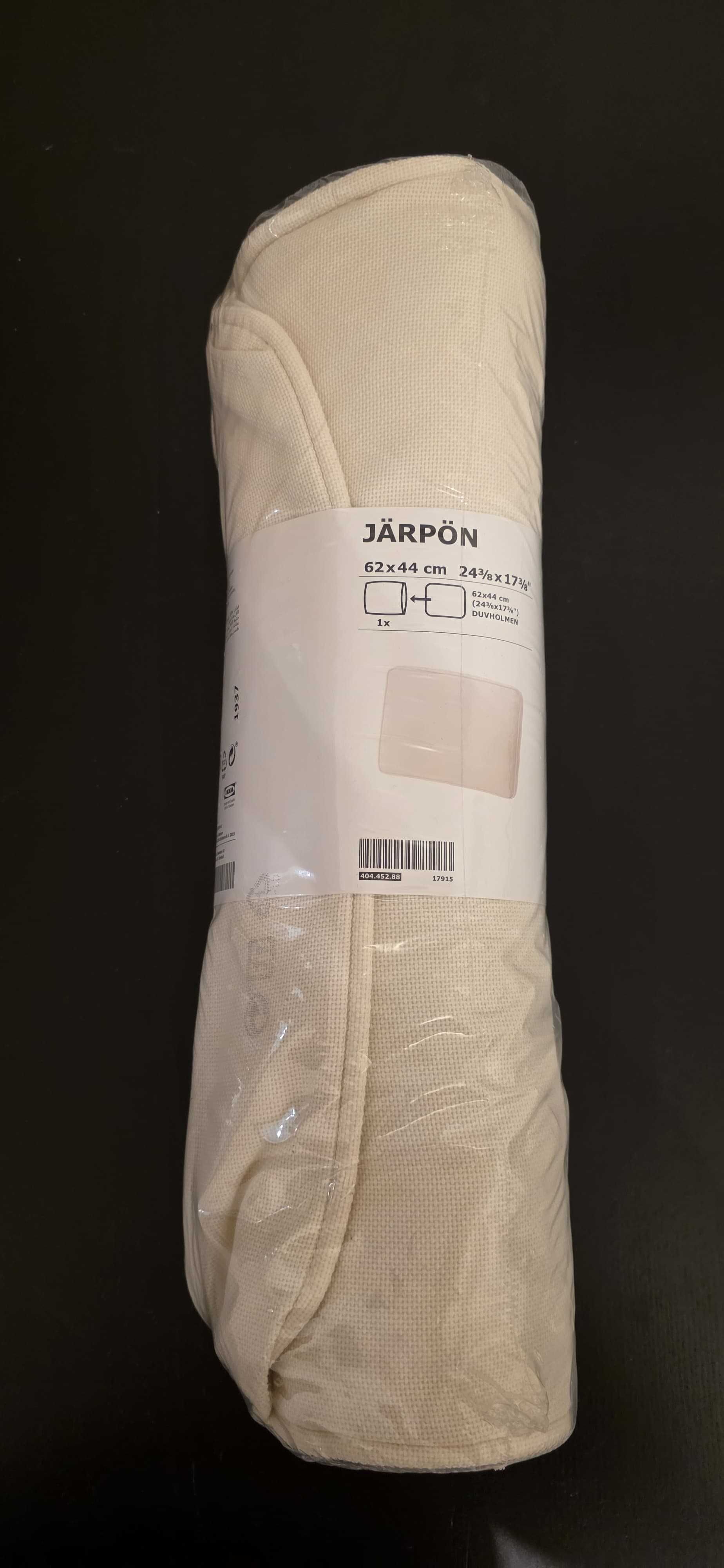 Capa almofada encosto JÄRPÖN, exterior bege, 62x44