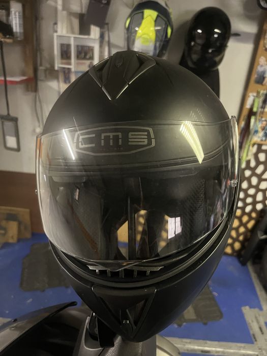 Capacete CMS preto mate