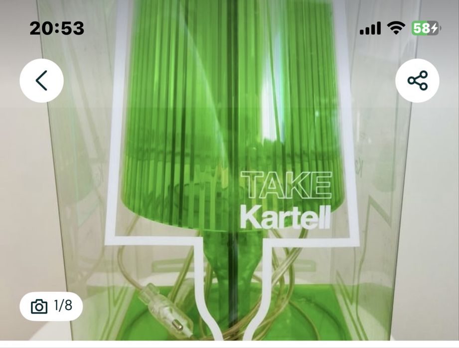 Candeeiros de mesa marca Kartel