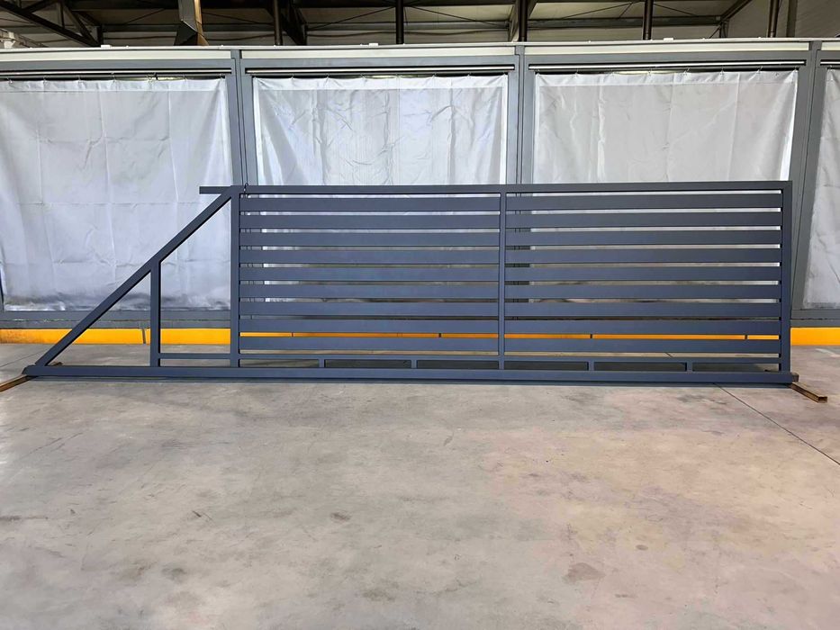 Brama przesuwna profil 100x20 poziomy 4m ocynk ogn. + kolor PRODUCENT