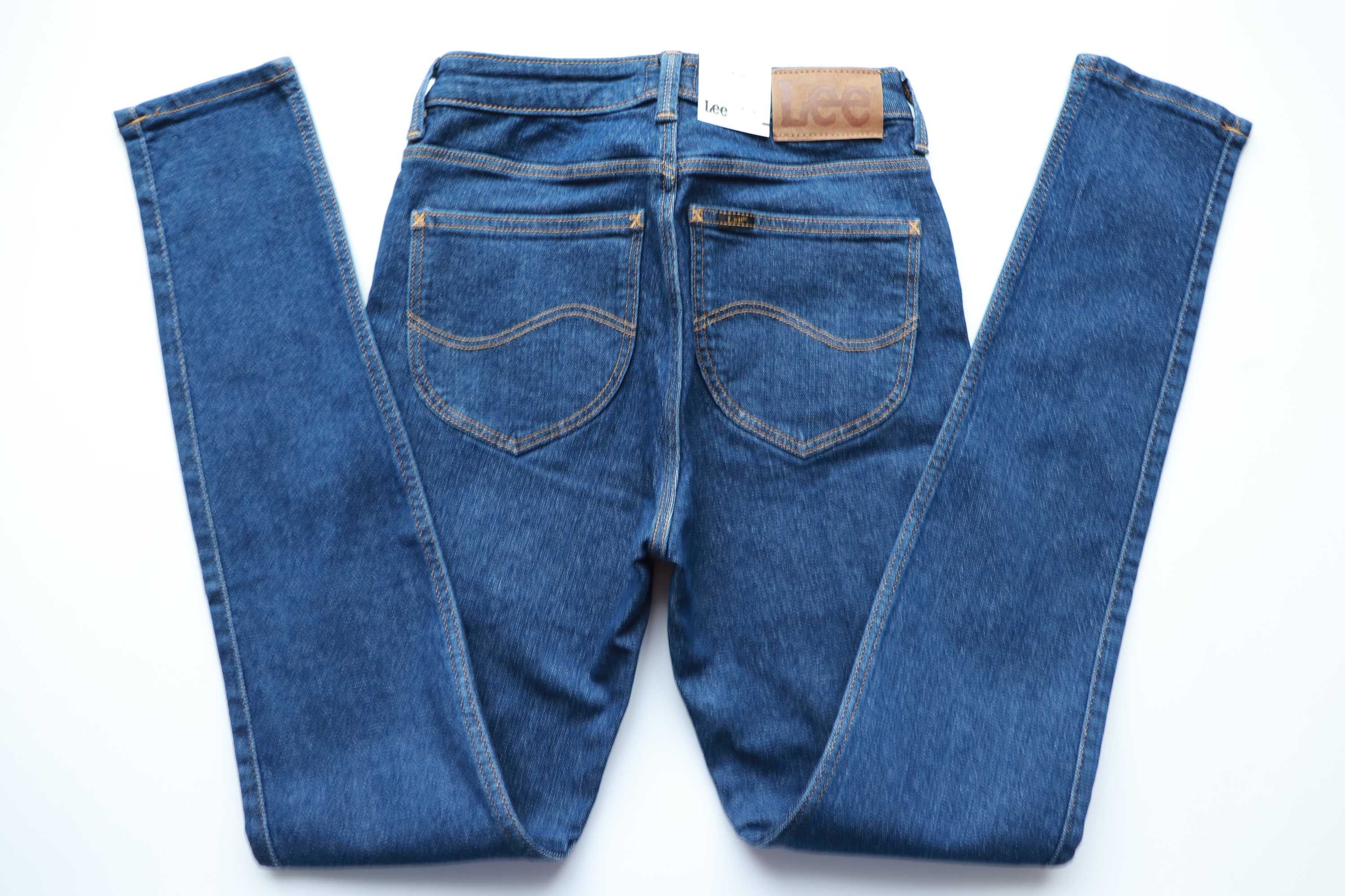 LEE SCARLETT HIGH W27 L33 damskie spodnie jeansy nowe skinny