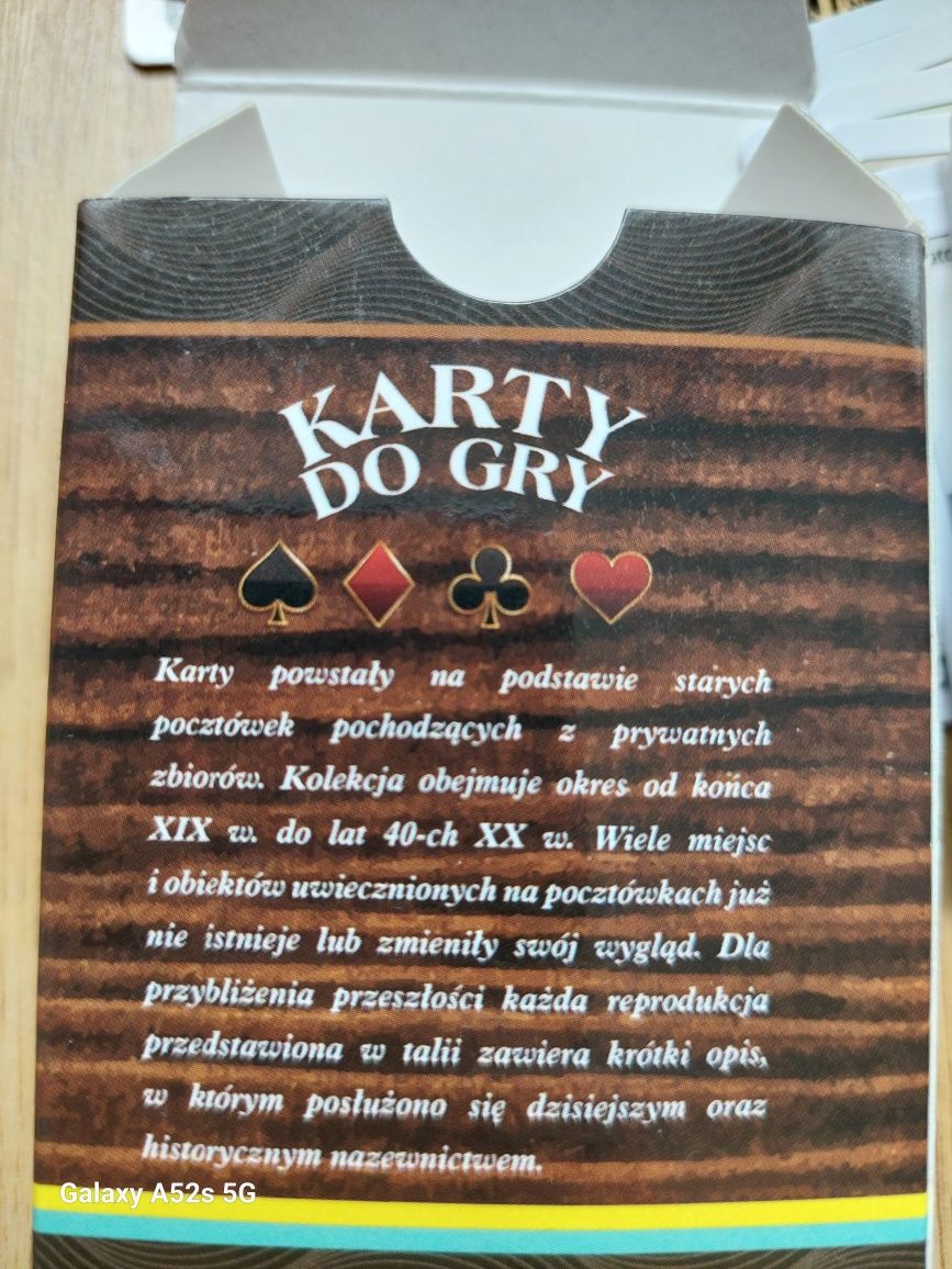 Karty do gry stare pocztówki Górny Śląsk
