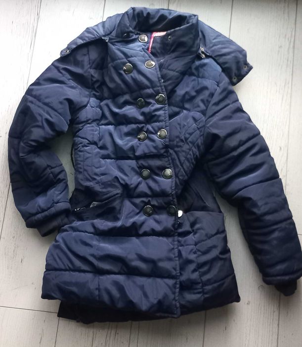 kurtka zimowa dziewczęca 146-152