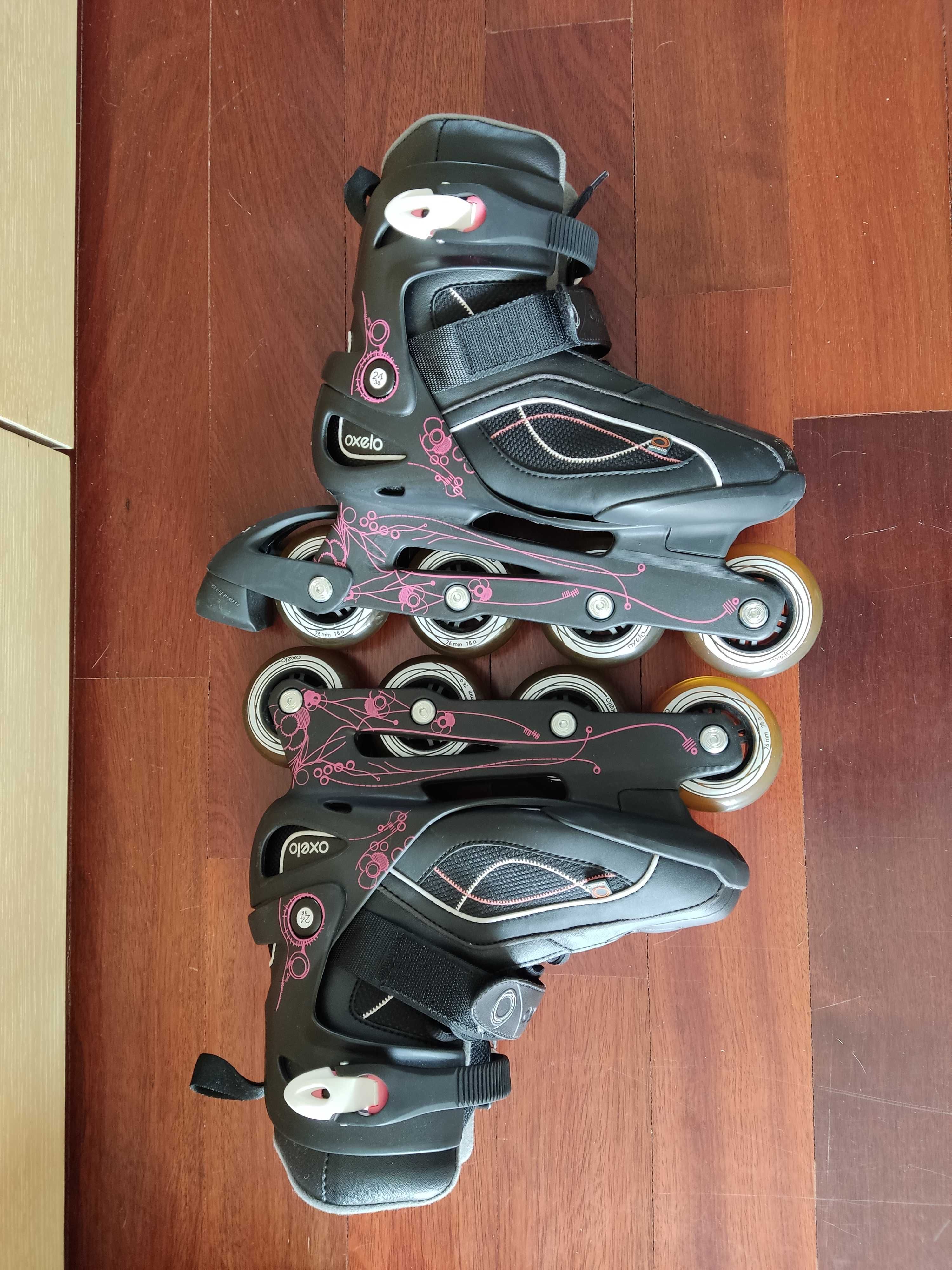 Patins em linha oxelo