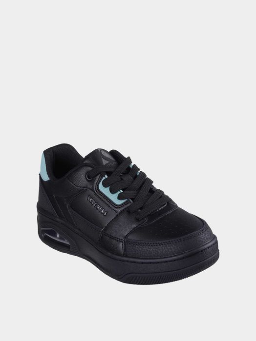 Жіночі кеди skechers / оригінальні чорні кеди скечерс