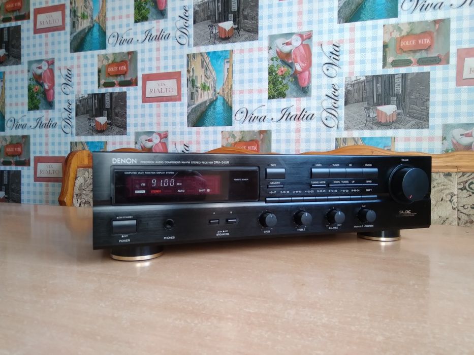 Стильный и компактный Denon DRA-345R,2×70 Вт,АССОРТИМЕНТ,гарантия!