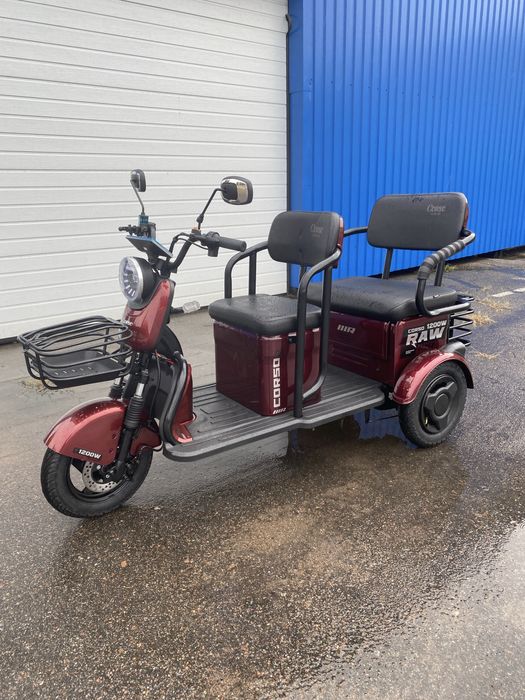 Трицикл електро Corso RAW 1200w 72V/23Ah графеновий акб