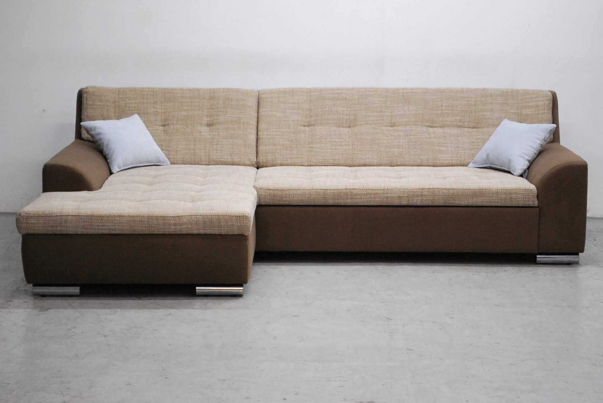 RRH DESIGN NAROŻNIK funkcja spania, rogówka , kanapa SOFA brazowy
