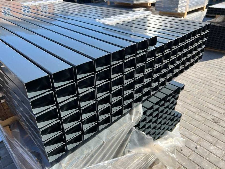 Słupek ogrodzeniowy 60x40 2,3 m ścianka 2,0 mm antracyt