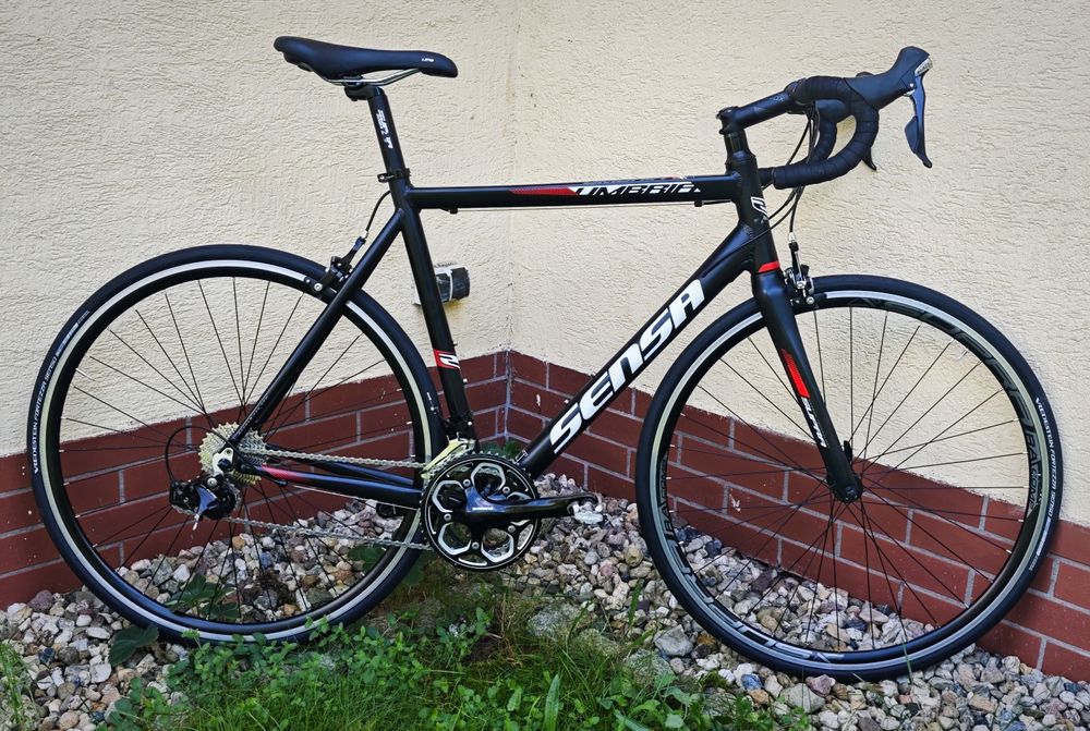 Rower szosowy Sensa Umbria Alu carbon Shimano 105 11s 56cm stan ideał