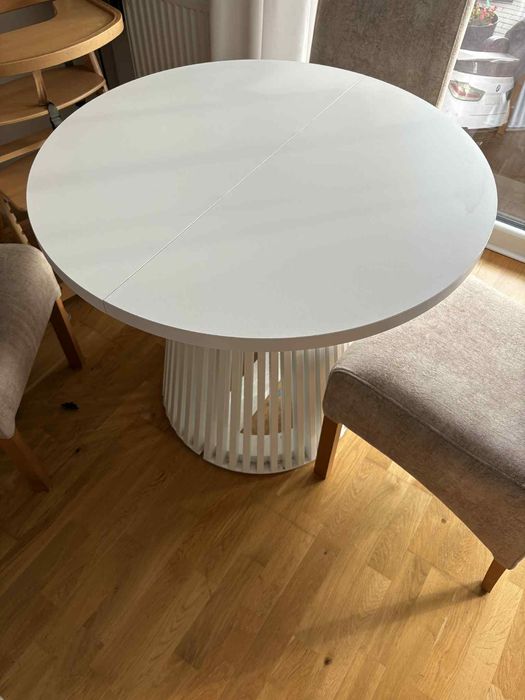 Stół okrągły z lamelami fi 90-190