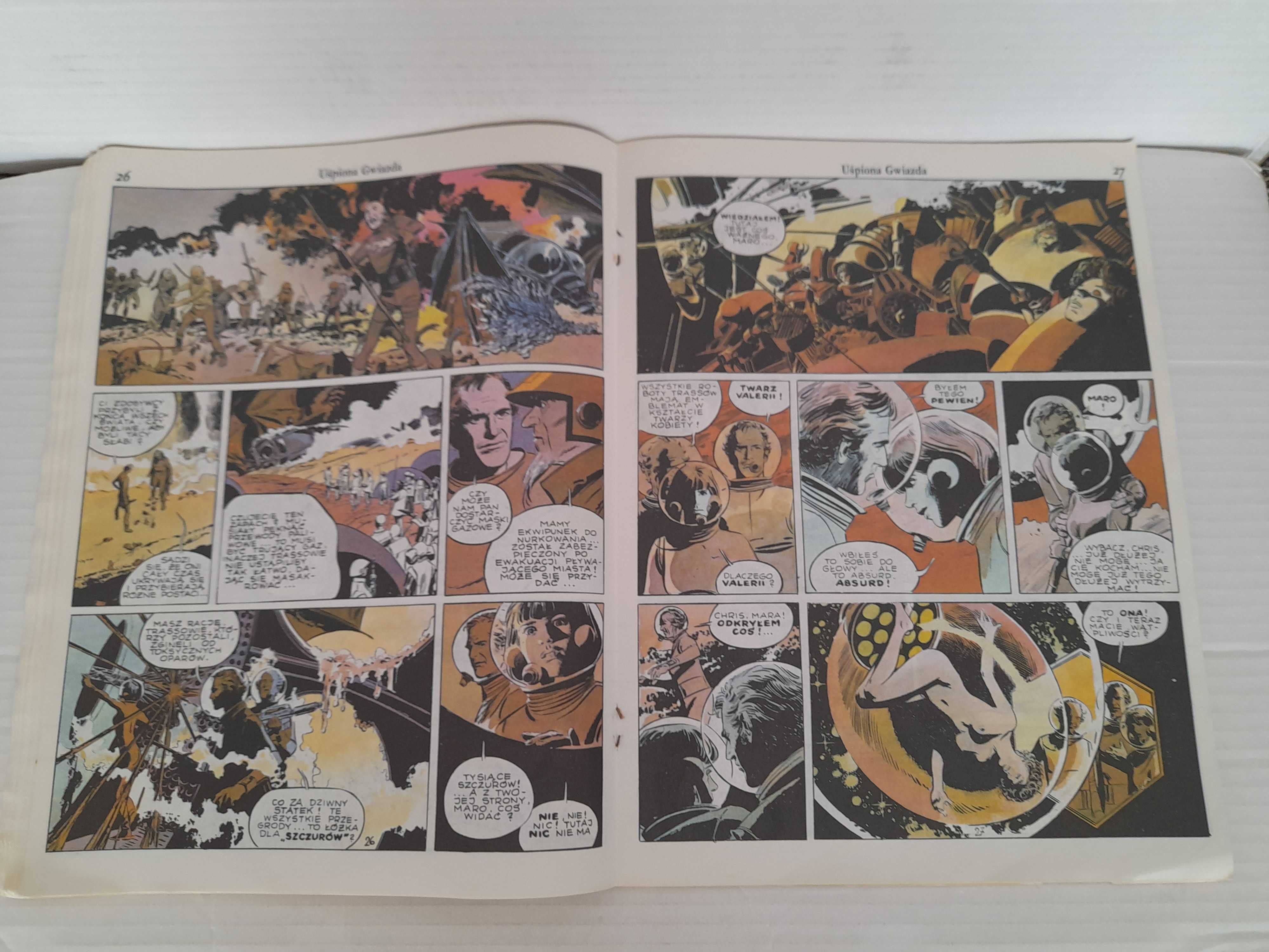 Komiks Fantastyka ROZBITKOWIE CZASU Uśpiona Gwiazda 1990 wydanie 1