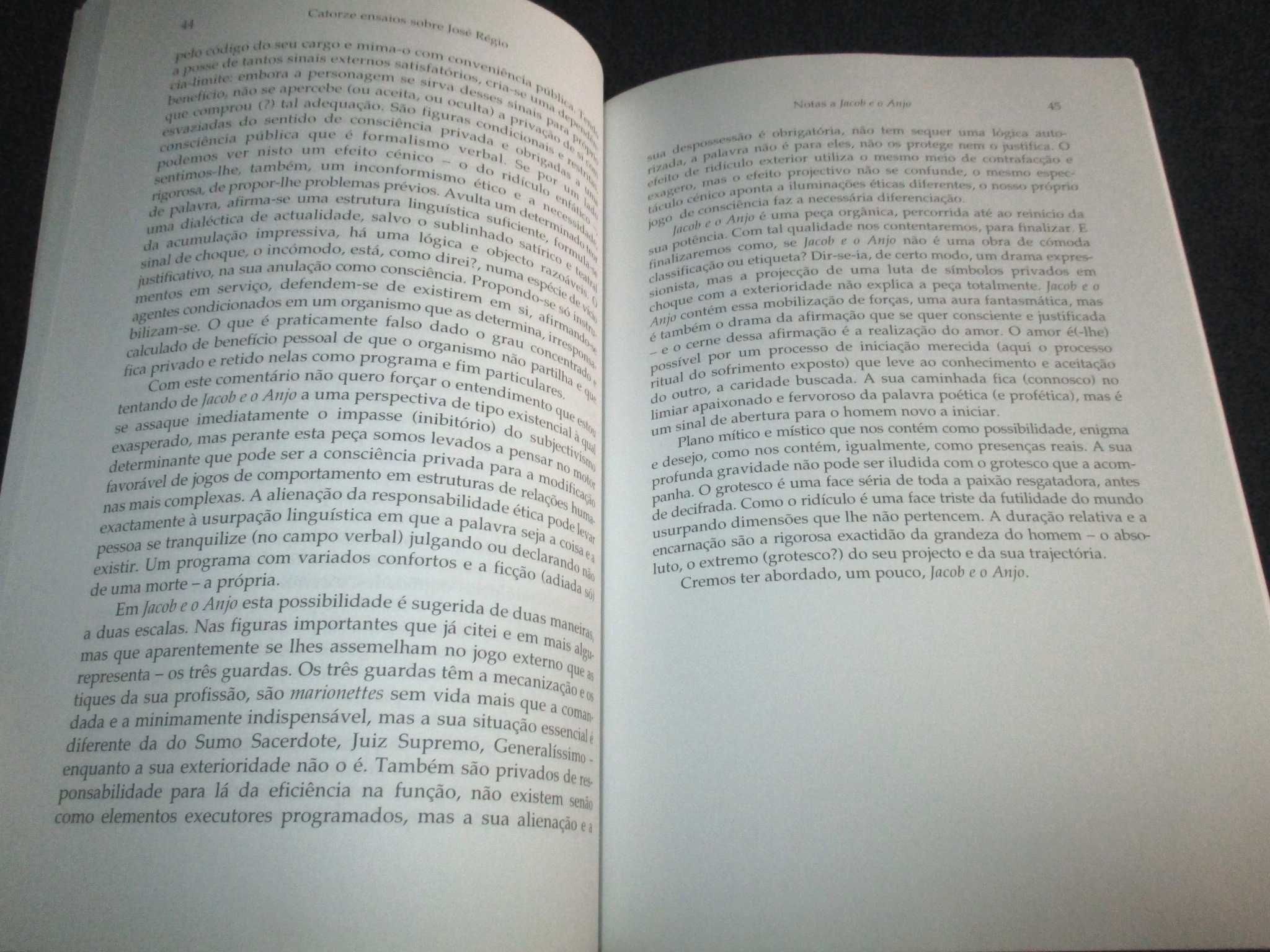 Livro Catorze Ensaios sobre José Régio Maria Aliete Galhoz