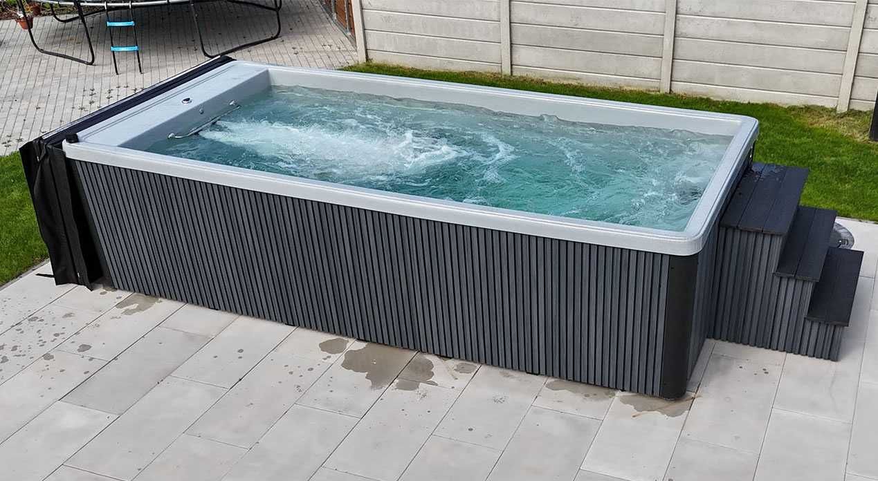 BASEN OGRODOWY WOLNOSTOJĄCY 4,8 x 2,25m Filtracja, podgrzewany od RĘKI